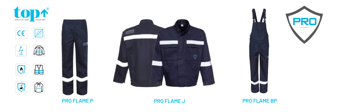 A TOP Flame lángálló munkaruházatok