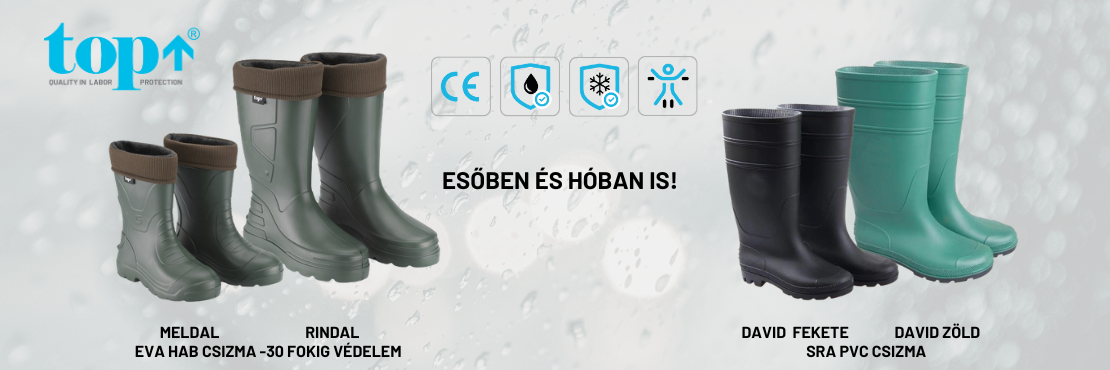TOP Munkavédelmi EVA Hab Csizma